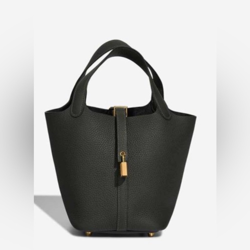 Hermes Picotin 18 in Vert Mangrove Tote Bag